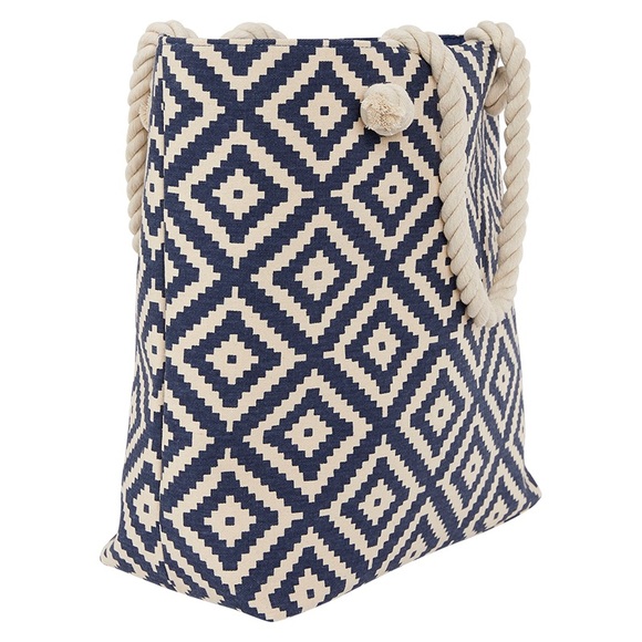 Summer & Rose Navy Diamond Tote - Picture 4 of 8